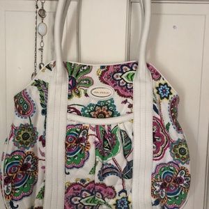 Gorgeous Vera Bradley white paisley bag
